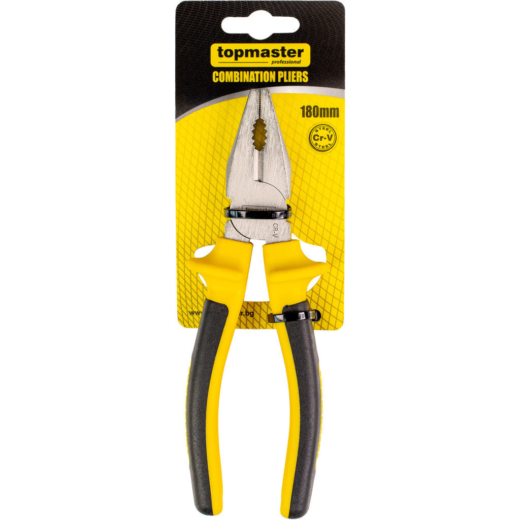 Клещи комбинирани 180mm CR-V Topmaster Professional - снимка 2