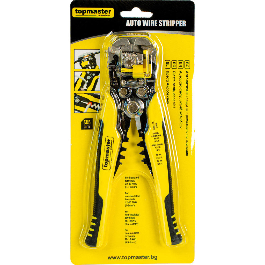 Клещи автоматични за премахване на изолация Topmaster Professional - снимка 2