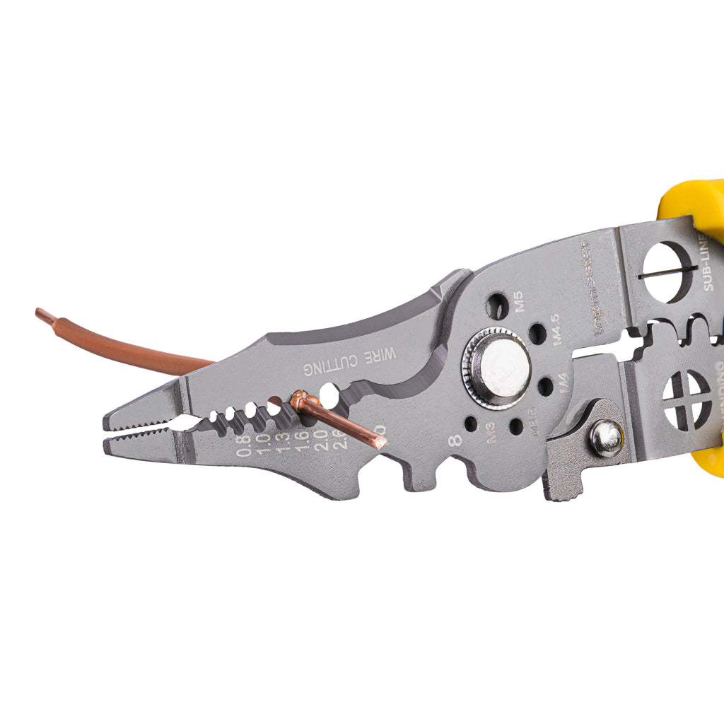 Мулти клещи за почистване на кабелна изол. и кримп.230mm TMP - снимка 2
