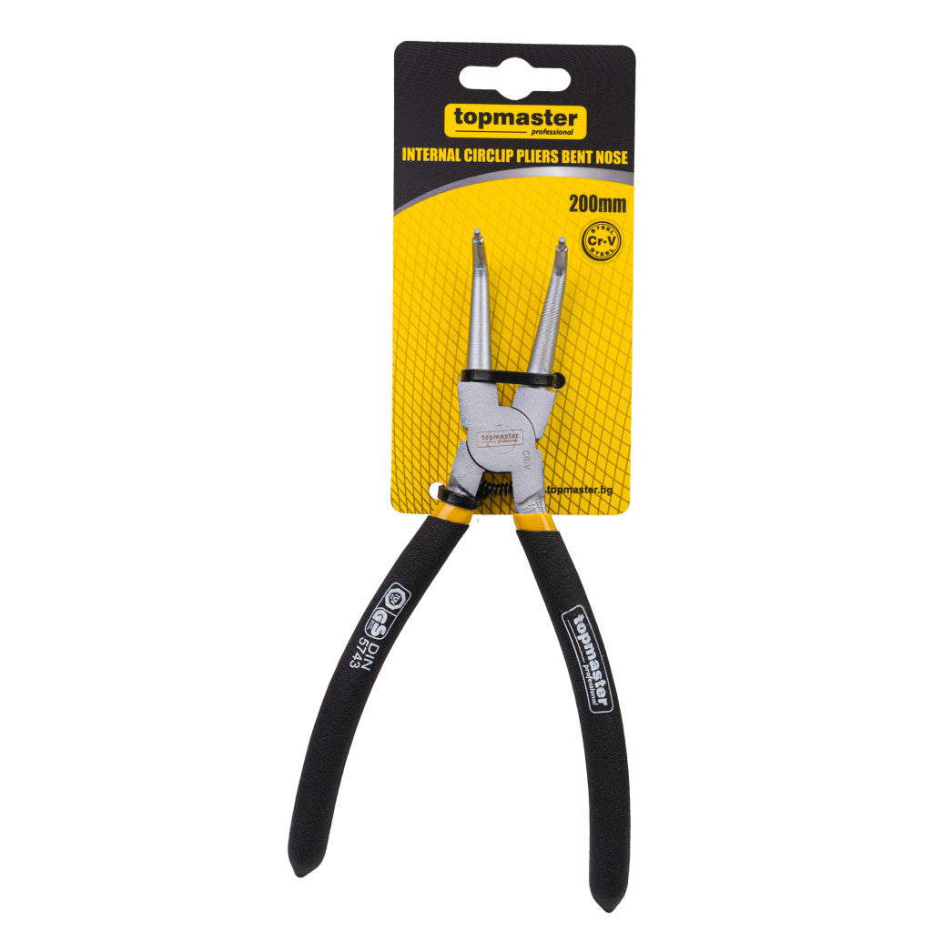 Клещи зегер извити вътрешни 200mm Topmaster Professional - снимка 2