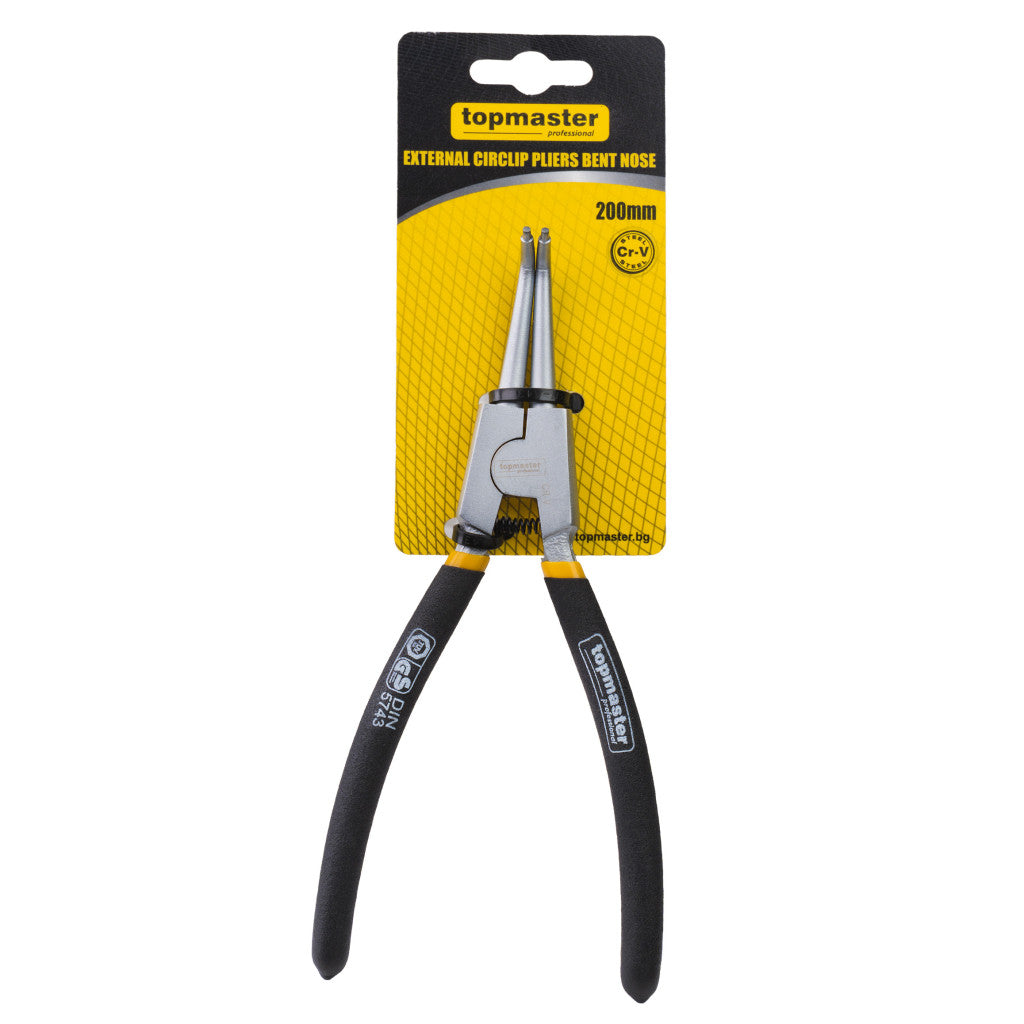 Клещи зегер извити външни 200mm Topmaster Professional - снимка 2