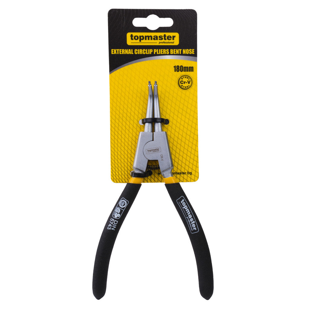 Клещи зегер извити външни 180mm Topmaster Professional - снимка 2