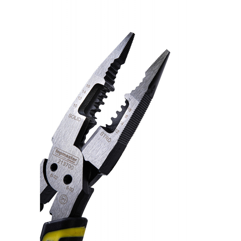 Клещи островърхи мултифункционални 6 в 1 210 mm Topmaster Professional - снимка 2