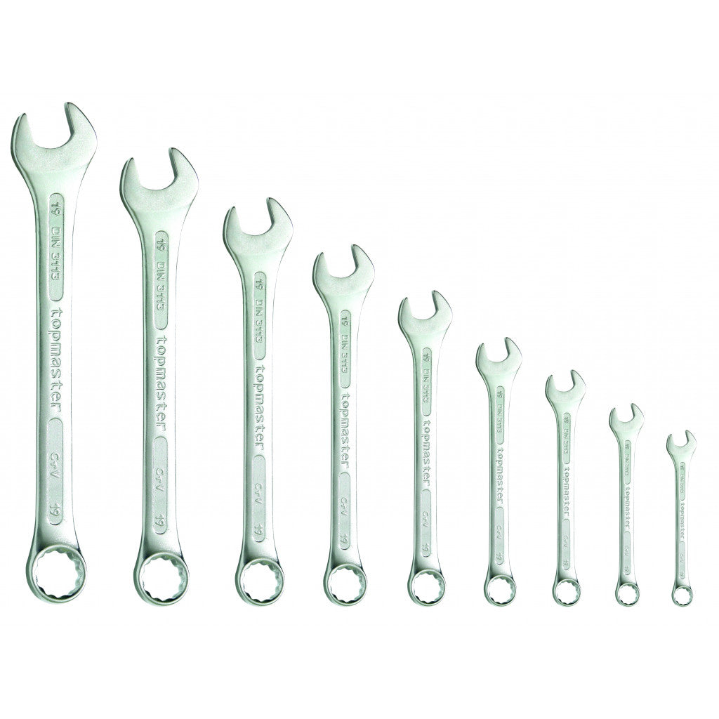 Ключ звездогаечен к-т 25бр 6-32mm CR-V PRESS Topmaster Professional - снимка 2