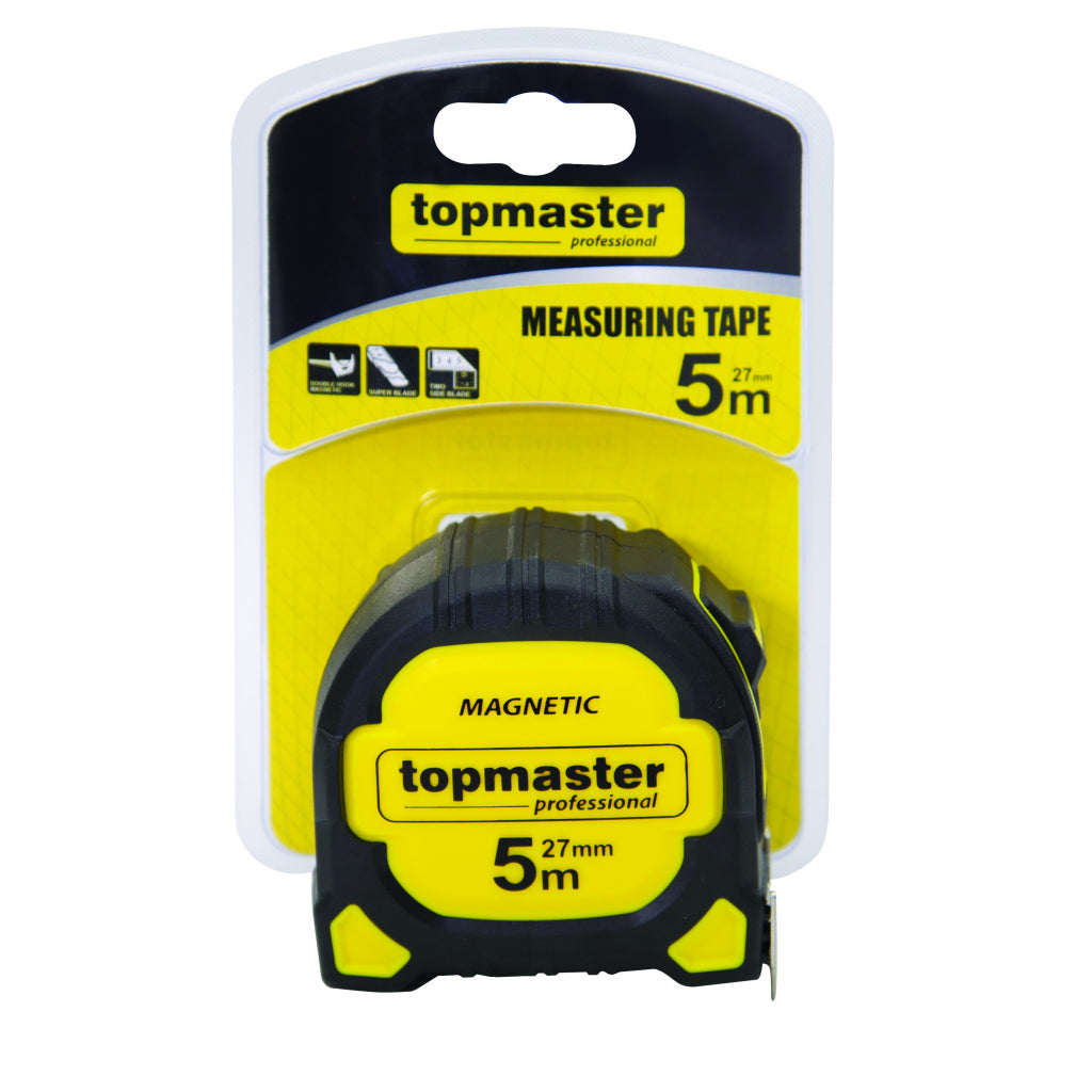 Ролетка магнитна SB трето поколение 5m x27mm Topmaster Professional - снимка 2