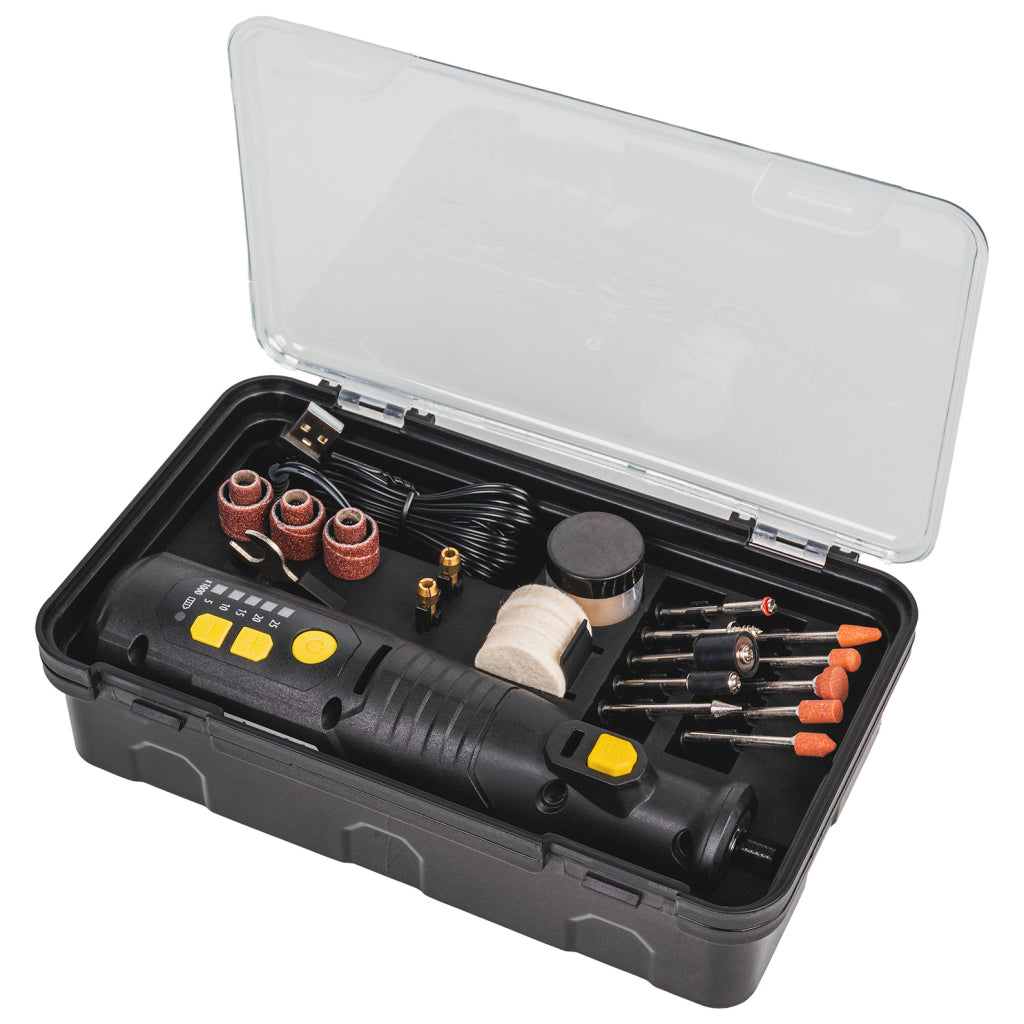 Акумулаторна шлифовалка с аксесоари COMPACT Topmaster Professional - снимка 2