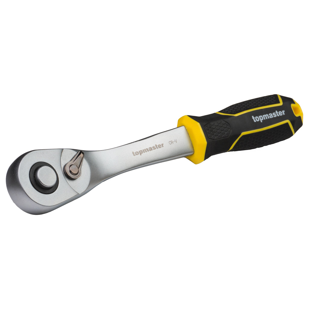 Тресчотка извита 1/2" 90з. CR-V Topmaster Professional - снимка 2