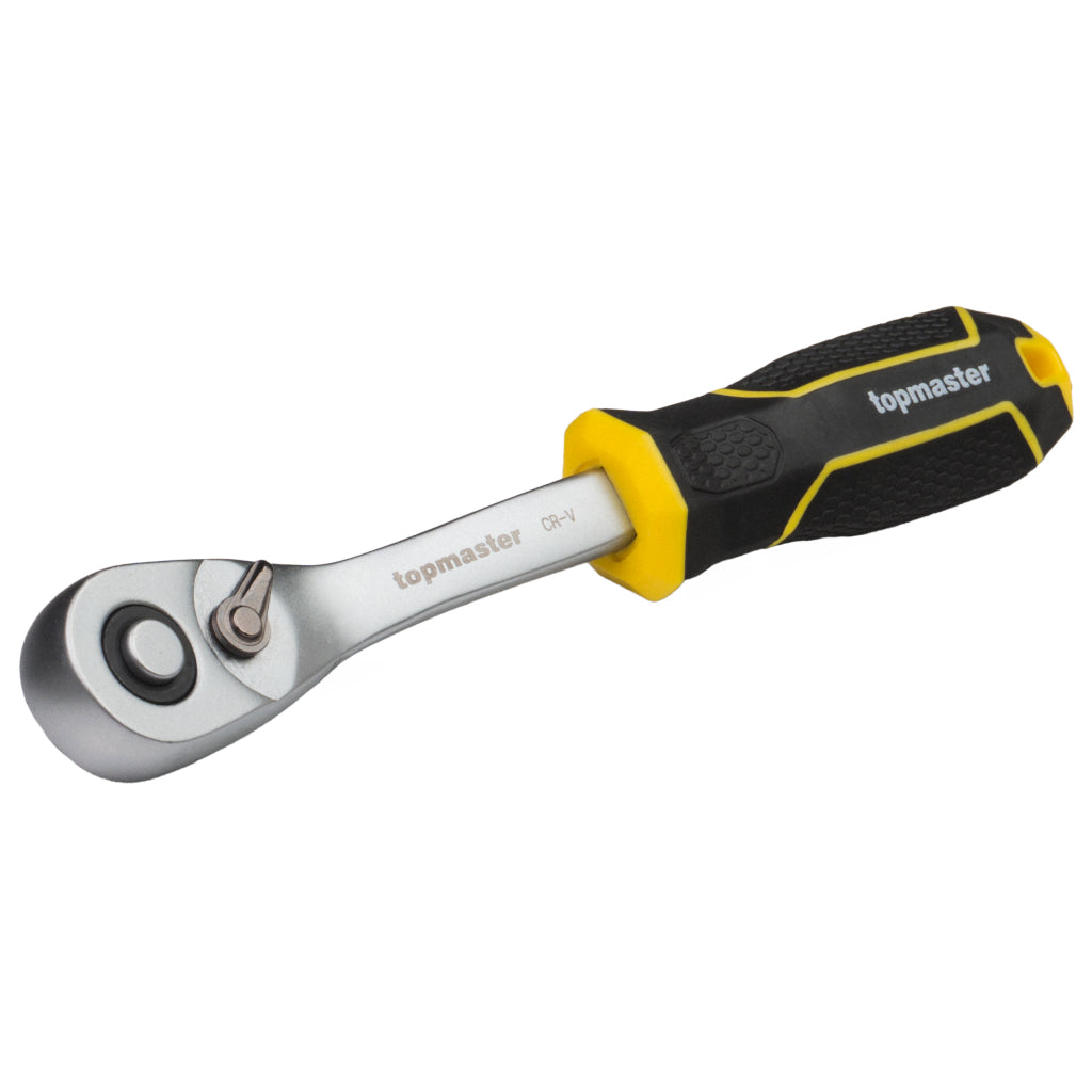 Тресчотка извита 1/4" 90з. CR-V Topmaster Professional - снимка 2