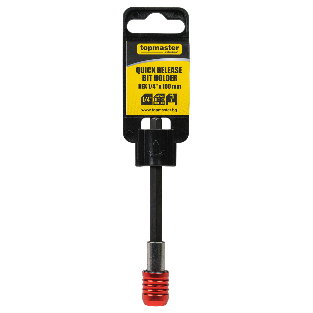 Държач за битове HEX 1/4" x 100mm Quick-release  TMP - снимка 2