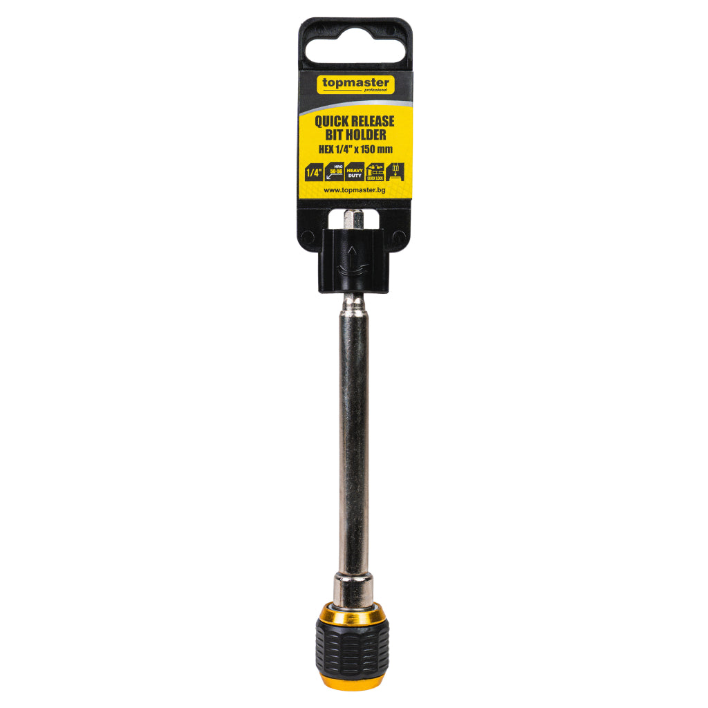 Държач за битове HEX 1/4" x 150mm Quick-release  TMP - снимка 2