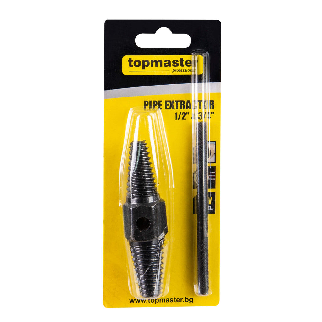 Екстрактор за тръби 1/2" / 3/4" Topmaster Professional - снимка 2