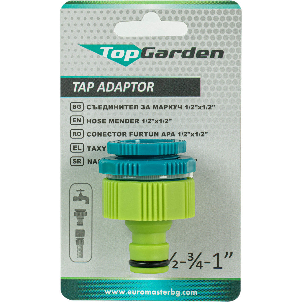 Адаптер 1/2"-3/4"-1" за кран TG GADGET - снимка 2