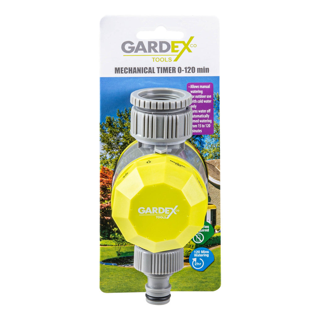 Таймер за поливане механичен 0-120 мин. GARDEX - снимка 2