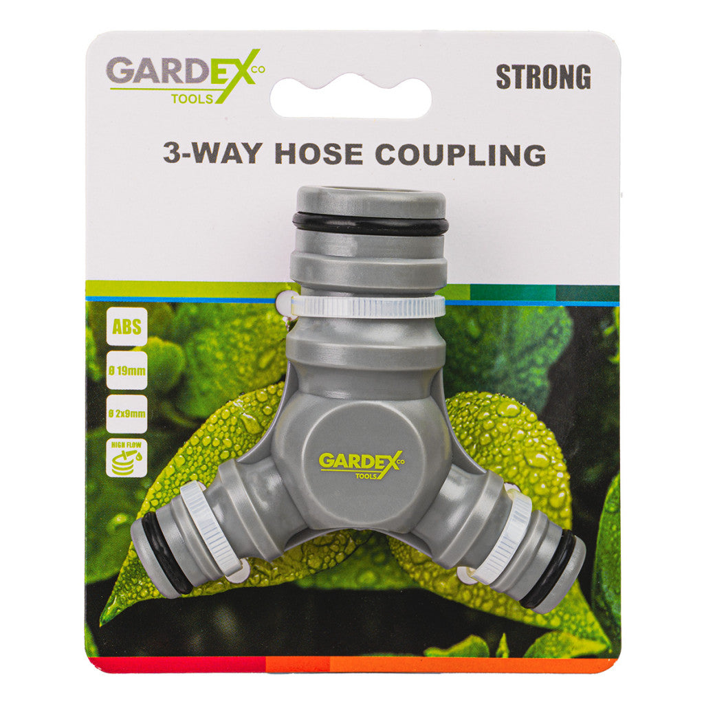 Разконител 3-посочен с мъжки бързи връзки 1"2х1/2" STRONG GX - снимка 2