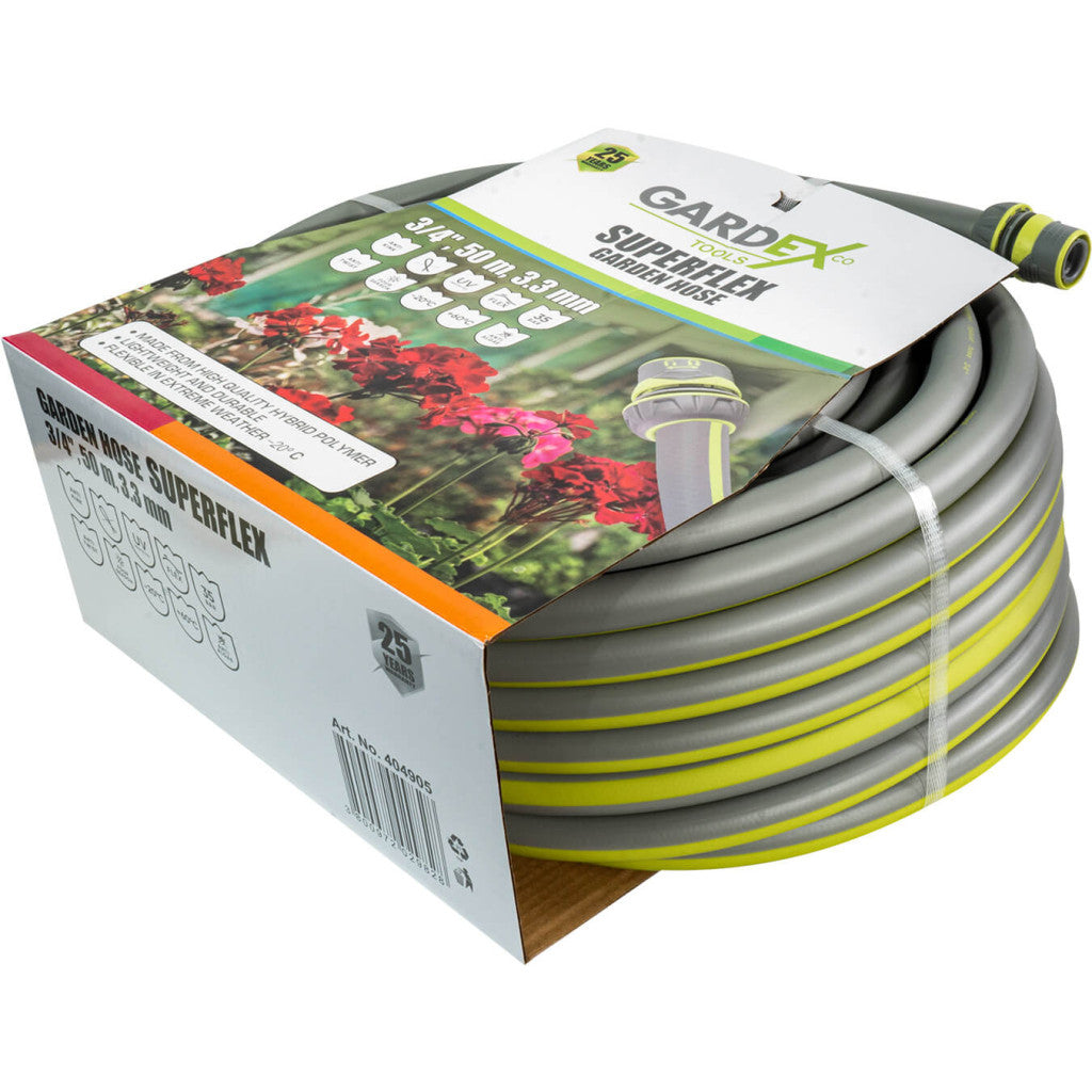 Маркуч градински SUPERFLEX 1", 20m GARDEX - снимка 2