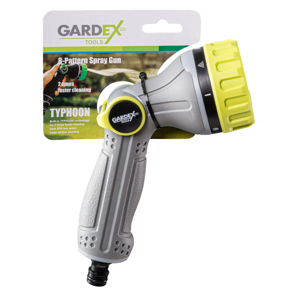 Пистолет поливен TYPHOON, 8 функции GARDEX - снимка 2