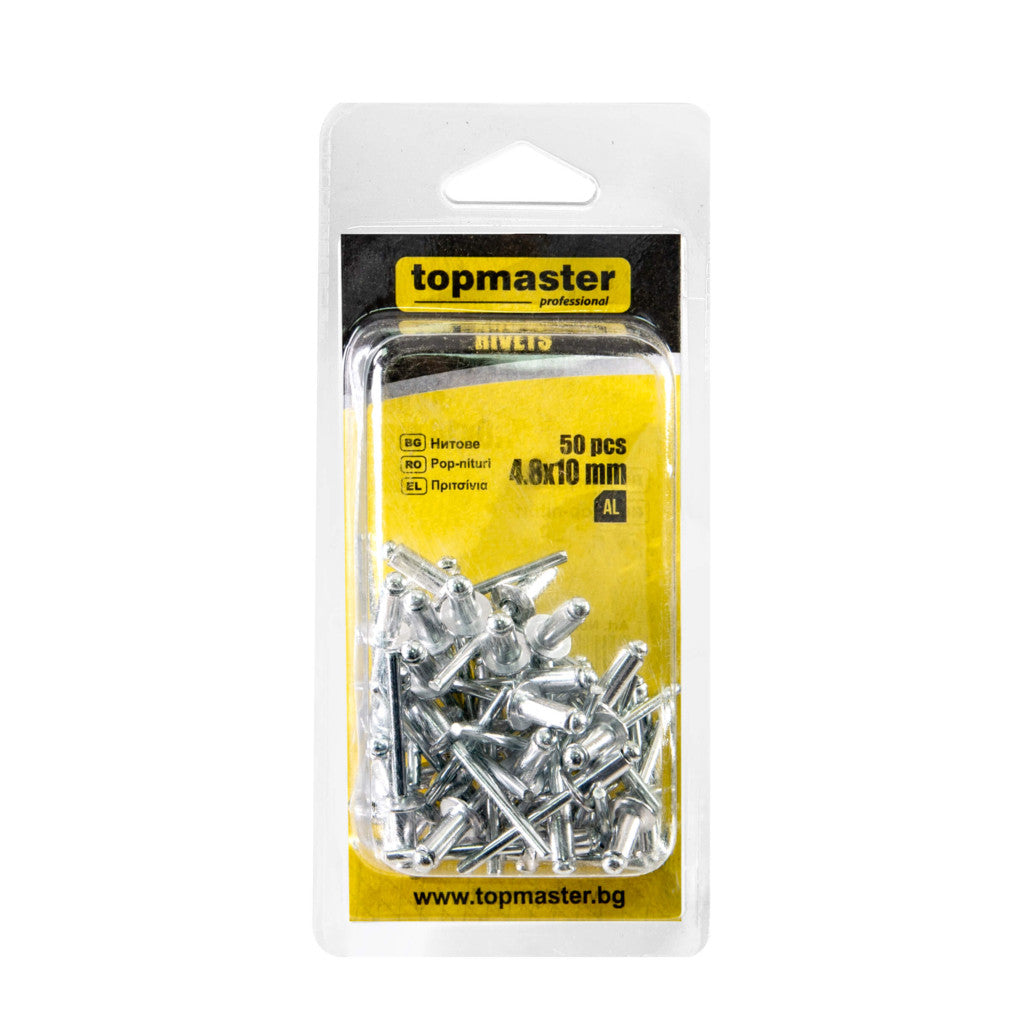 Нитове 4.8x10 mm 50бр. Topmaster Professional - снимка 2