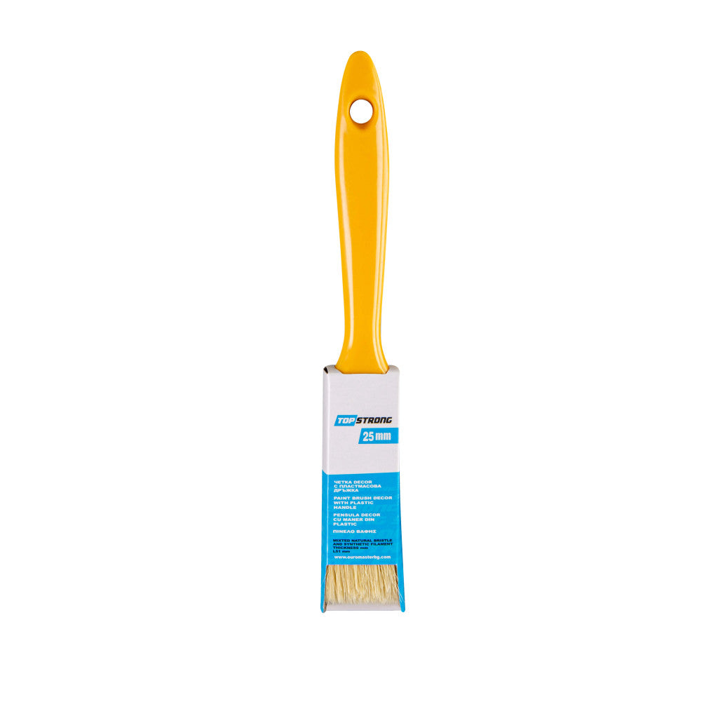Четка DECOR с пластмасова дръжка 25mm TopStrong - снимка 2