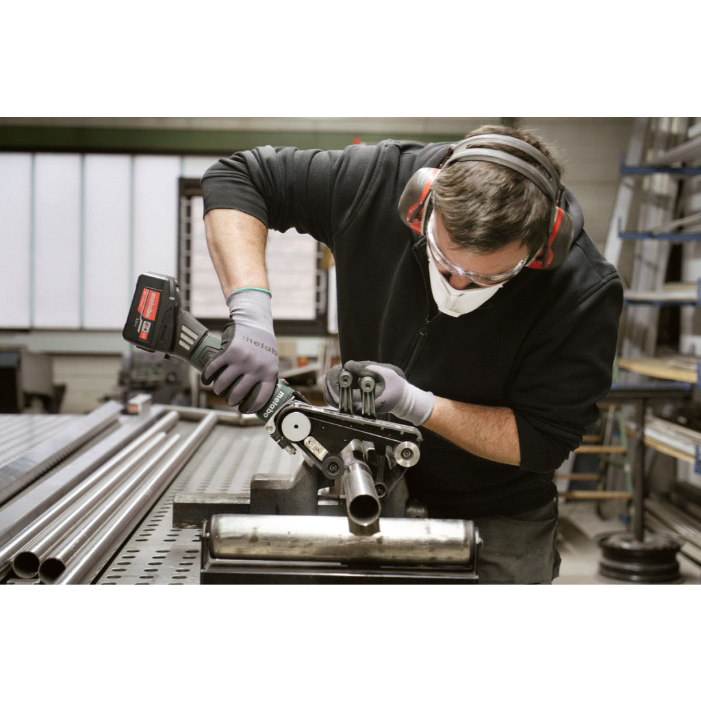 Шлайф лентов акумулаторен METABO RB 18 LTX 60 Solo - снимка 2