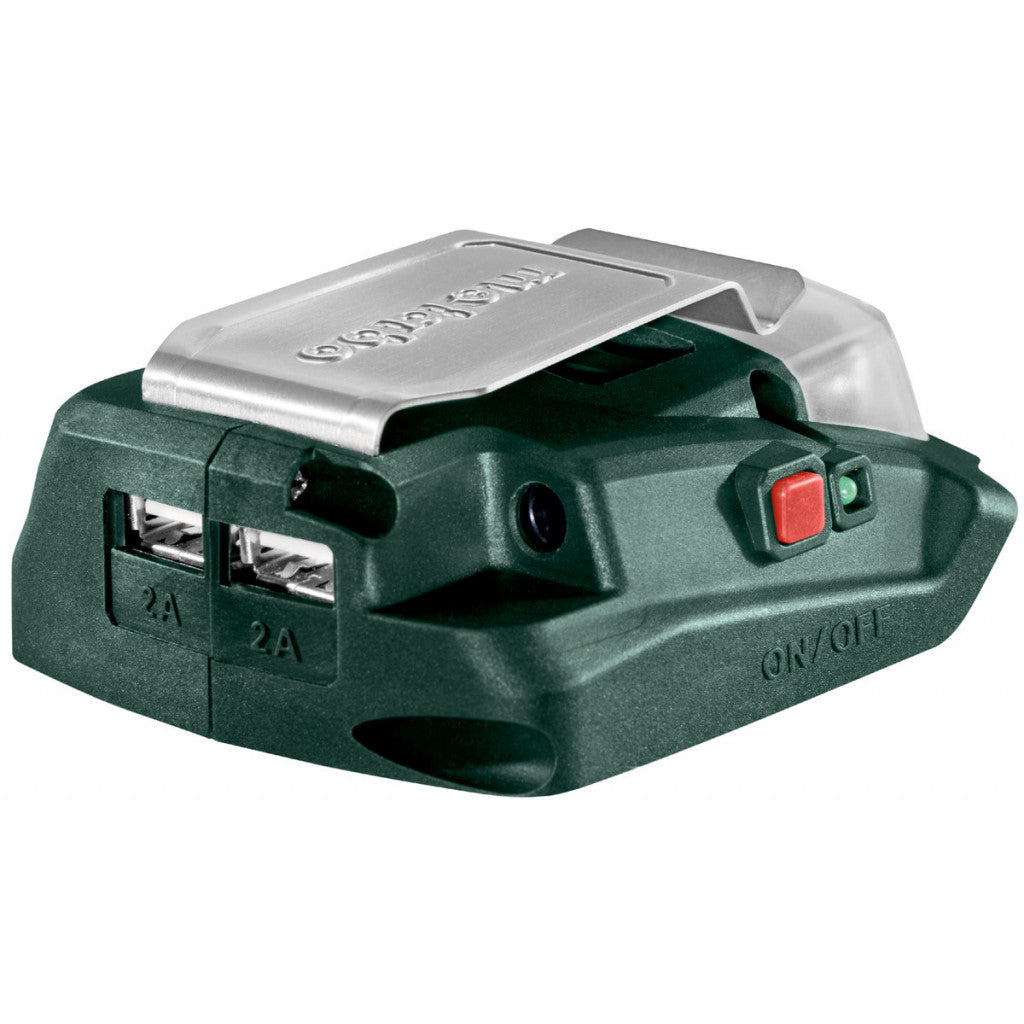 Зарядно USB акум. 2 А + фенер METABO PA 14.4-18 LED - снимка 2