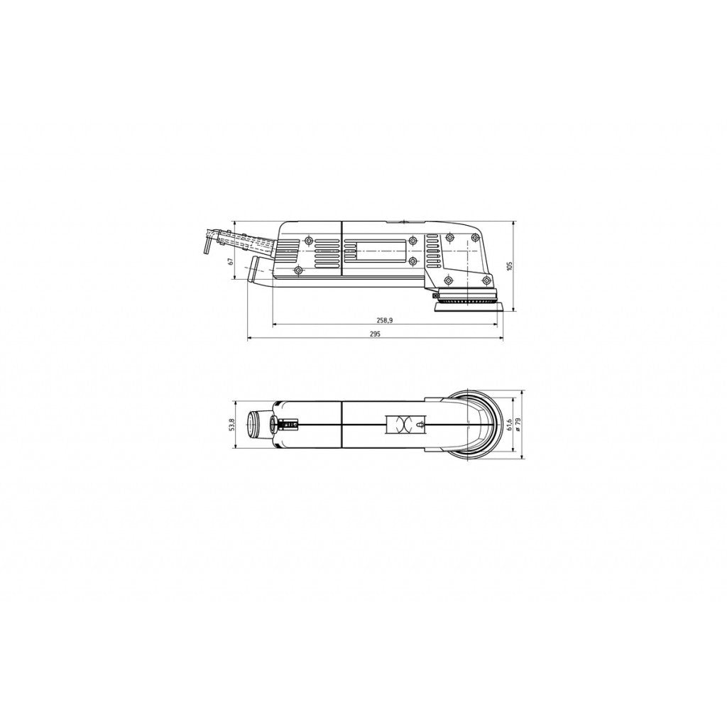 Ексцентършлайф 220W 80mm METABO SXE 400 - снимка 2
