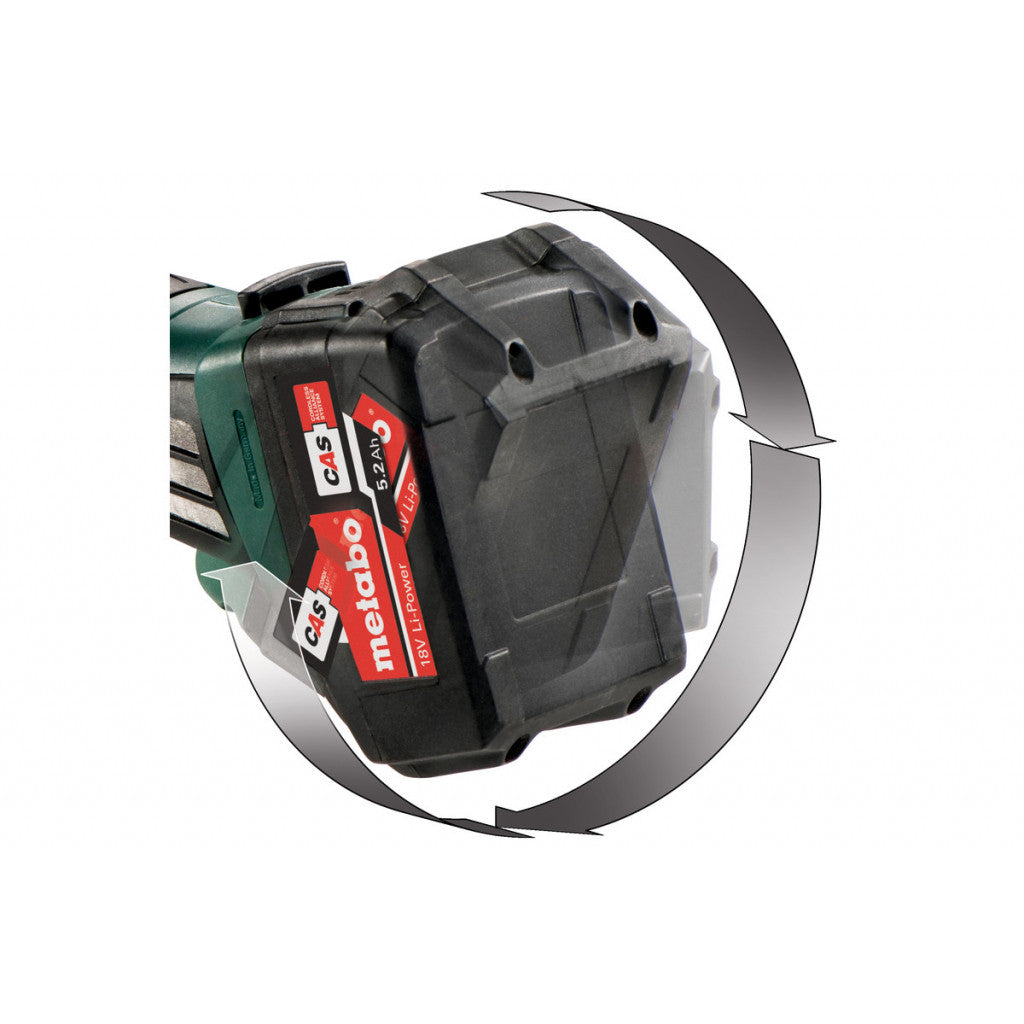 Шлайф прав удължен акумулаторен METABO GA 18 LTX G Solo - снимка 2