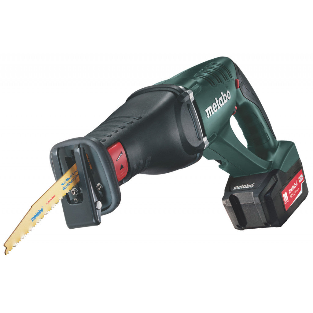 Саблен трион акумулаторен 18V METABO ASE 18 LTX 2x5.2Ah - снимка 2