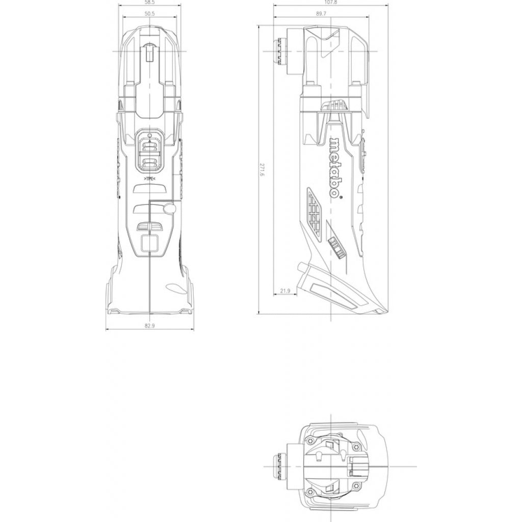 Мултишлайф акум. 18V METABO MT 18 LTX Solo - снимка 2