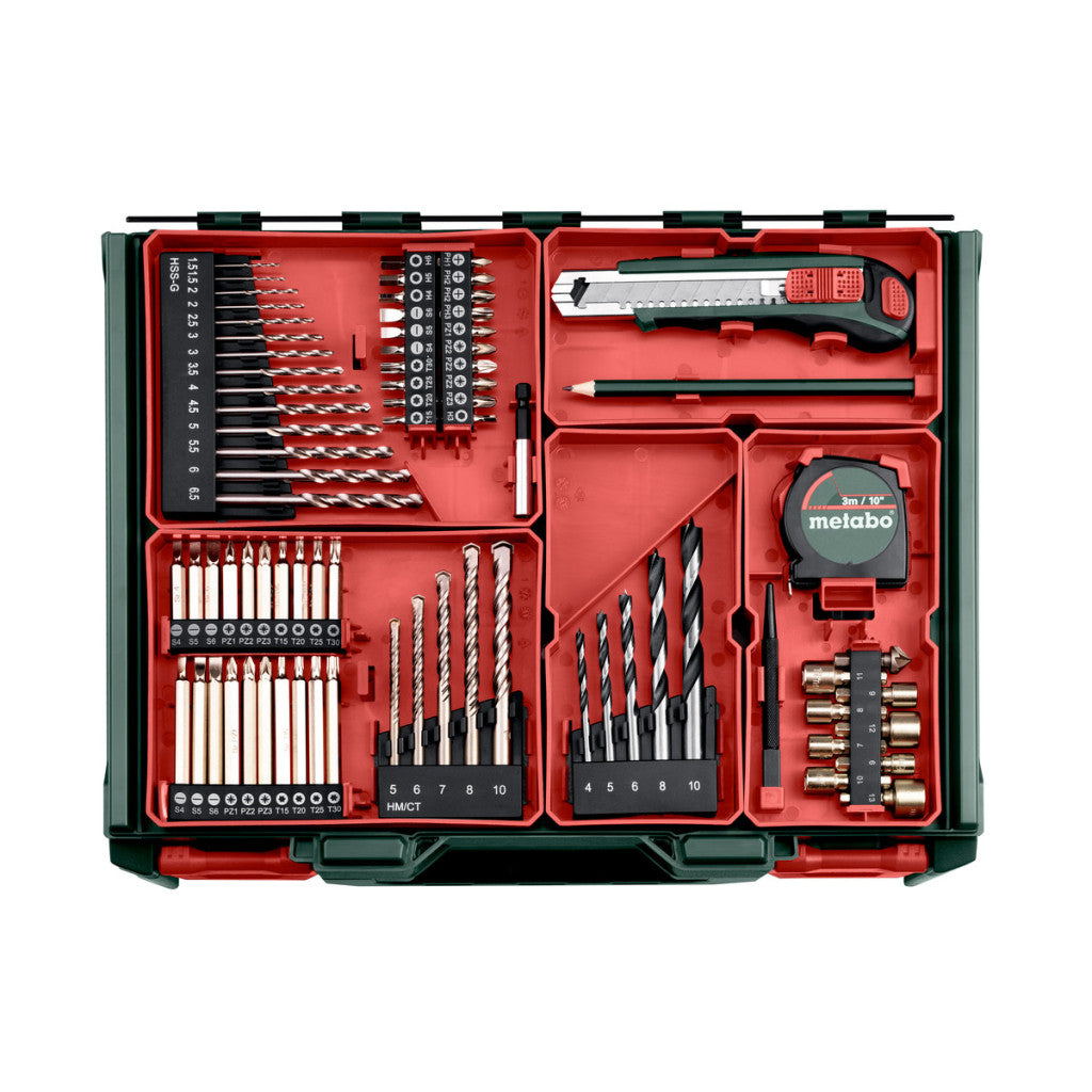 Бормашина акум. ударна 18V 60Nm METABO SB 18 2X2.0Ah - снимка 2