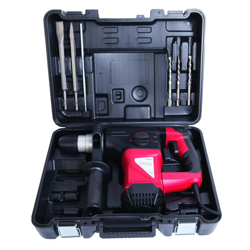 Перфоратор 1500W 4.8kg 32mm SDS-plus 4.3J RAIDER RD-HD46 - снимка 3
