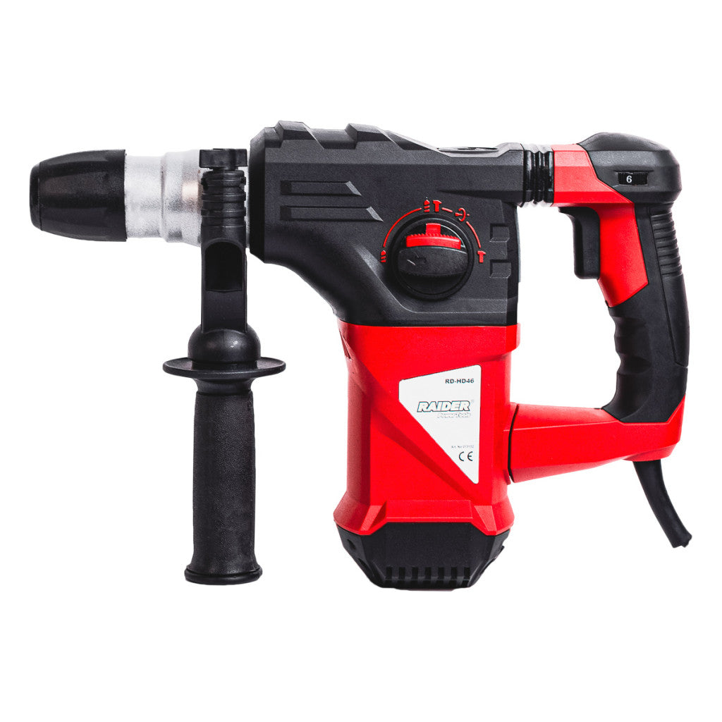 Перфоратор 1500W 4.8kg 32mm SDS-plus 4.3J RAIDER RD-HD46 - снимка 3