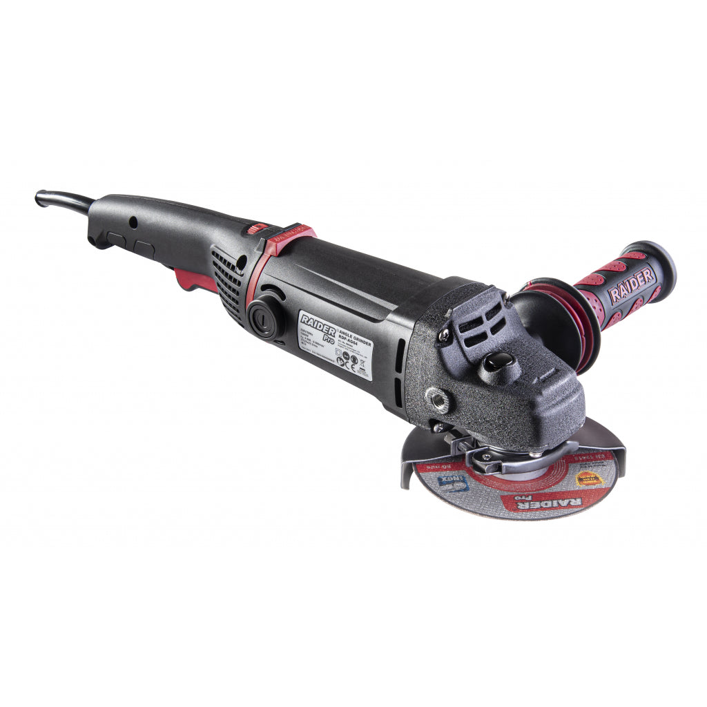 Ъглошлайф 125mm 1500W рег. обороти RAIDER PRO RDP-AG64 Black edition - снимка 3