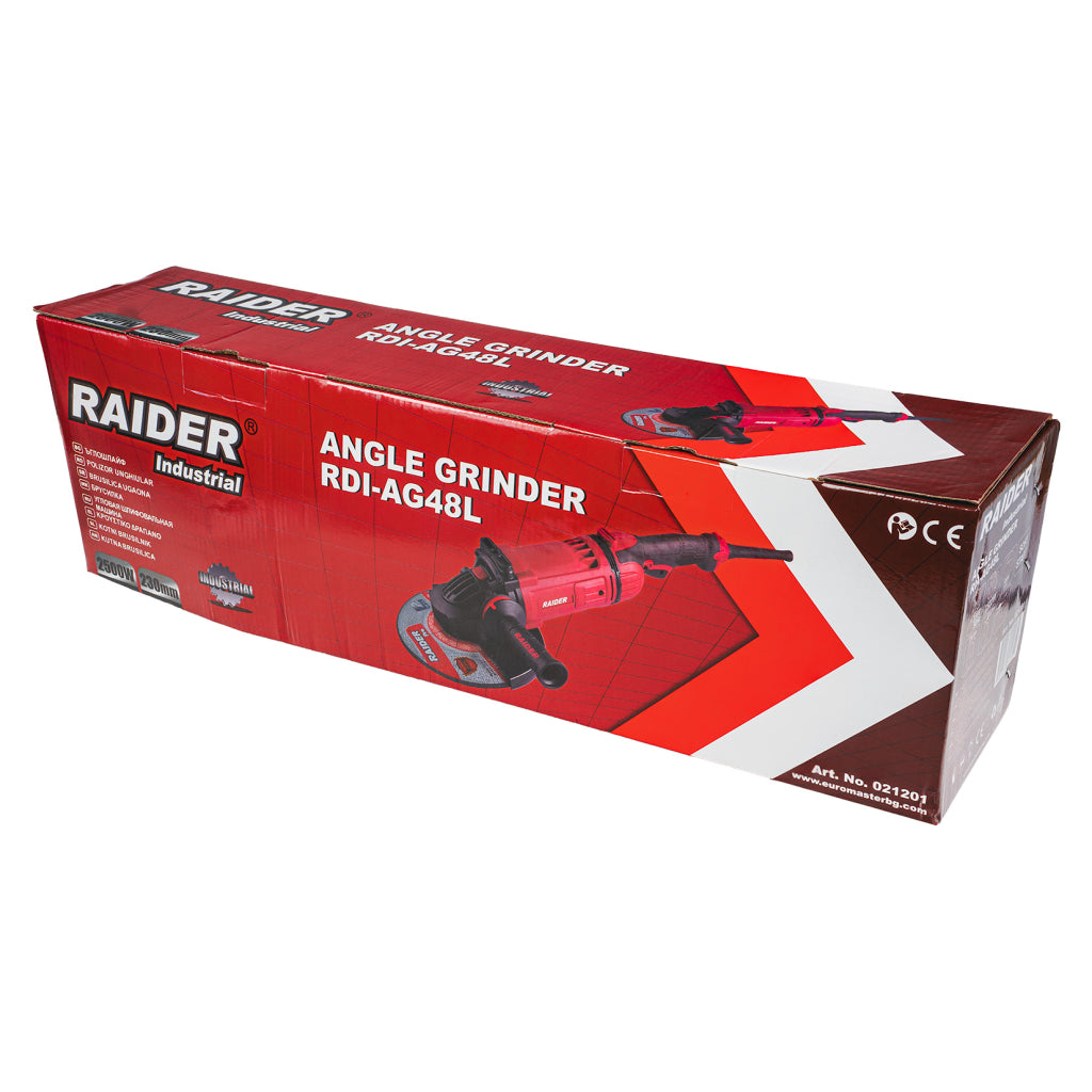Ъглошлайф 230mm 2500W RAIDER INDUSTRIAL RDI-AG48 - снимка 3
