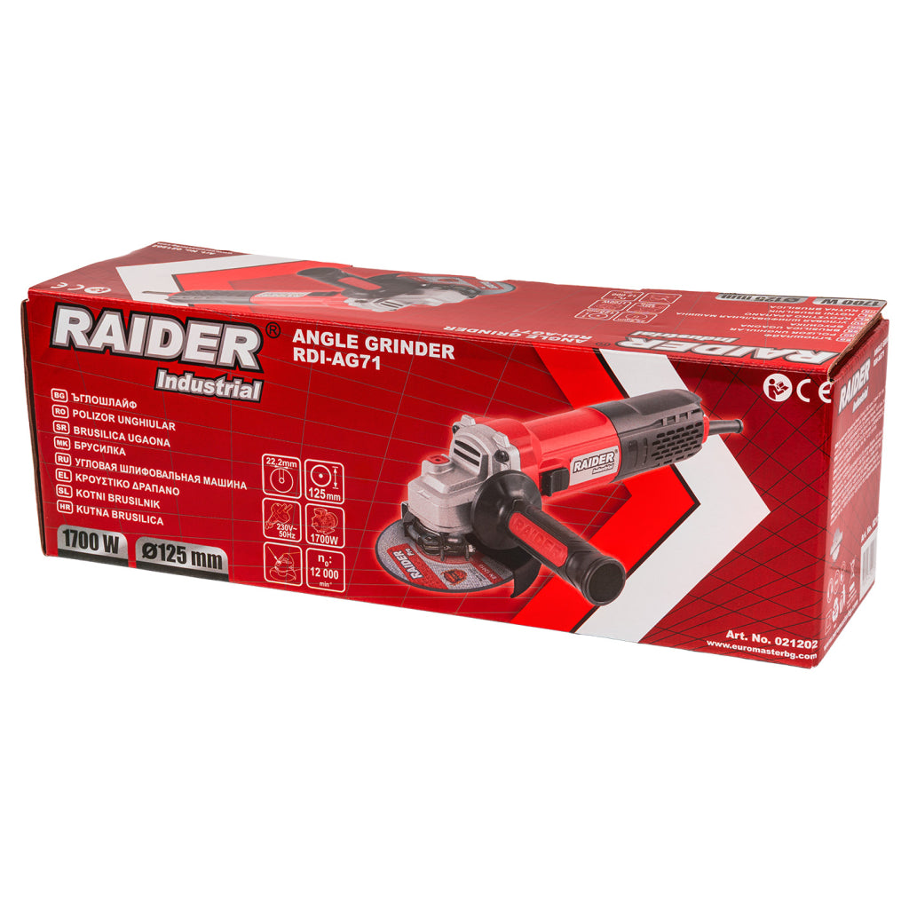 Ъглошлайф 125mm 1700W RDI-AG71 - снимка 3