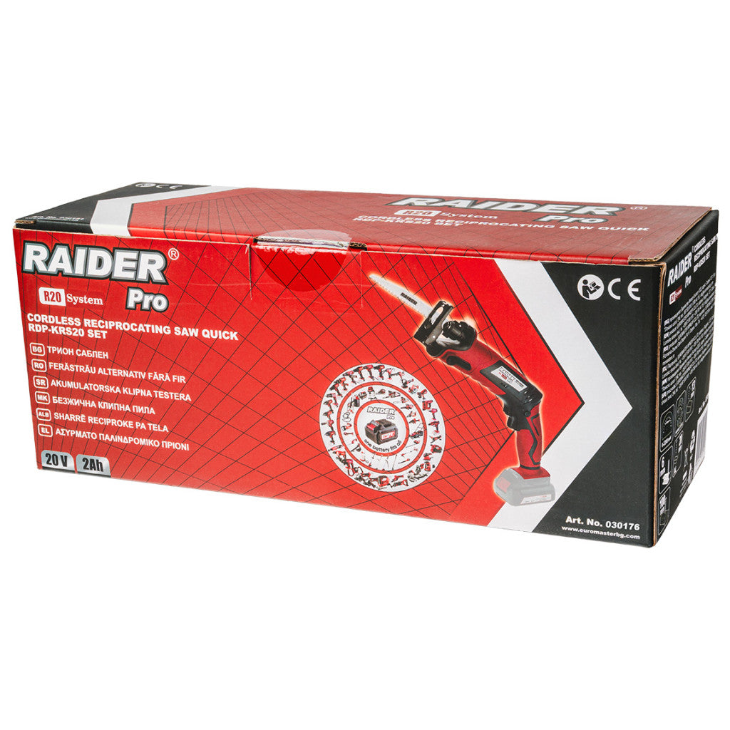 R20 Трион саблен quick Solo RAIDER PRO RDP-KRS20 - снимка 3