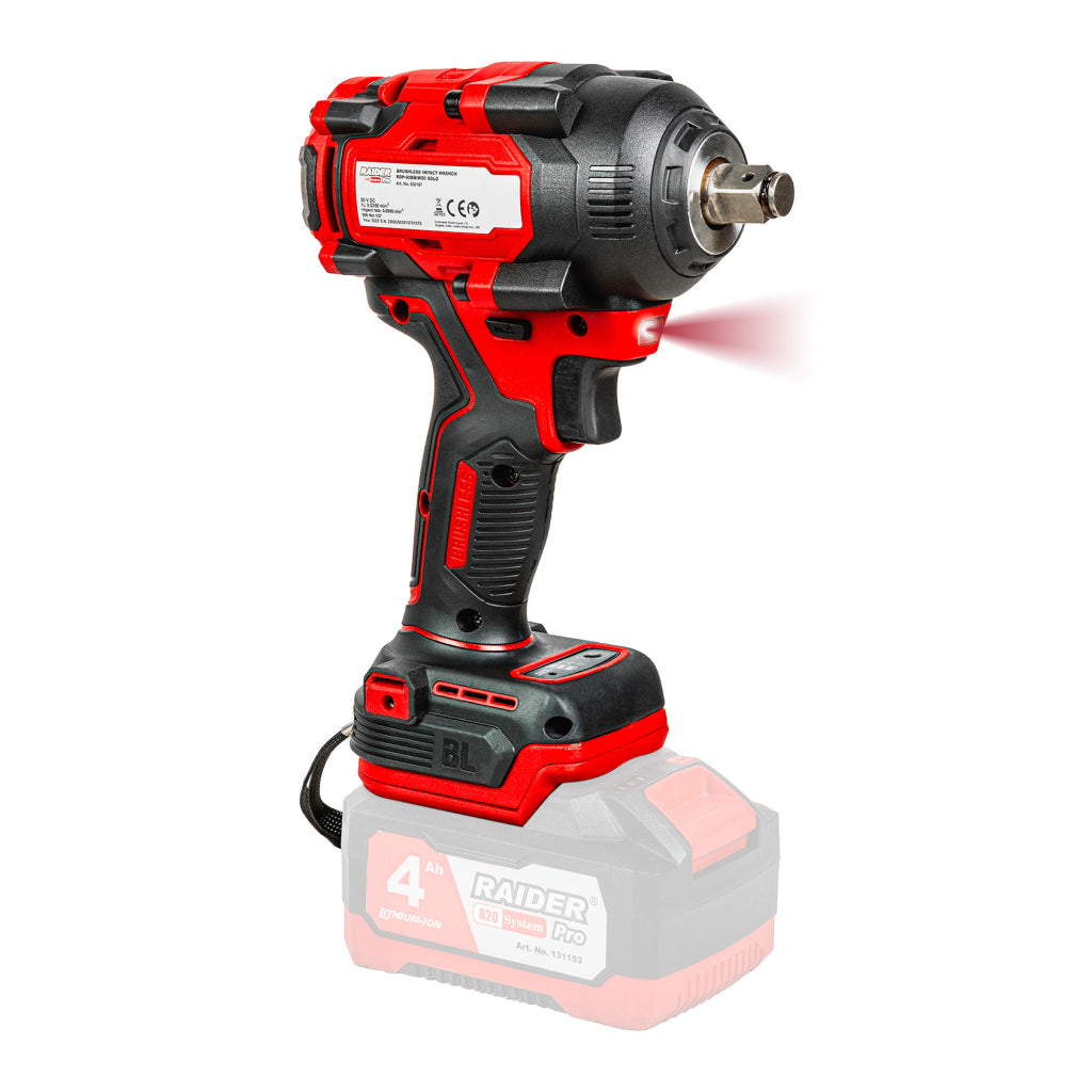 R20 Гайковерт безчетков 1/2" 550Nm куфар Solo RDP-55BBIW20 - снимка 3