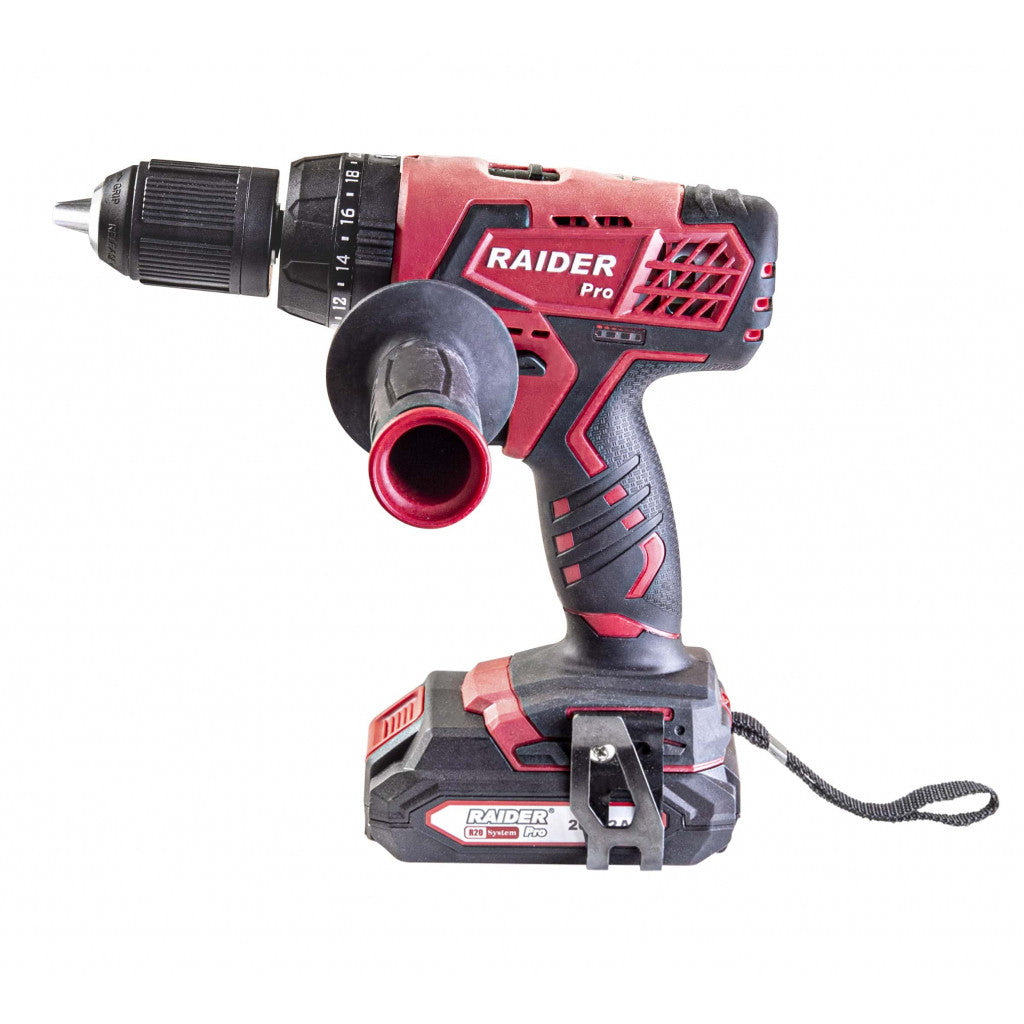 R20 Бормашина акум. 2-ск. 13mm 50Nm 20V 2x2Ah 1h RAIDER PRO RDP-SCDI20S - снимка 3