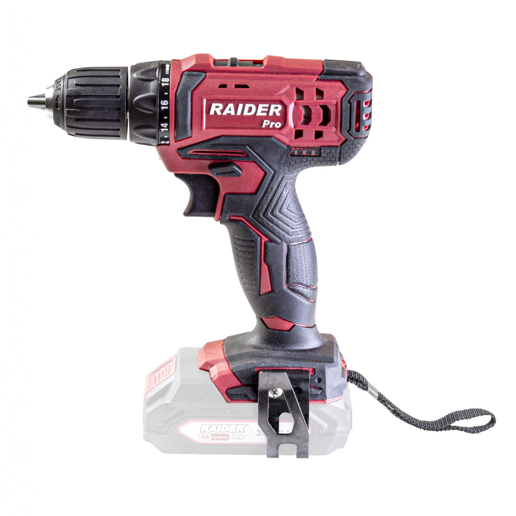 R20 Бормашина акум. 2-ск. 10mm 44Nm 20V Solo RAIDER PRO RDP-SCD20S - снимка 3