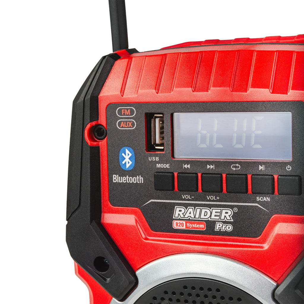 R20 Радио 20W USB Solo RAIDER PRO RDP-PRS20 - снимка 3