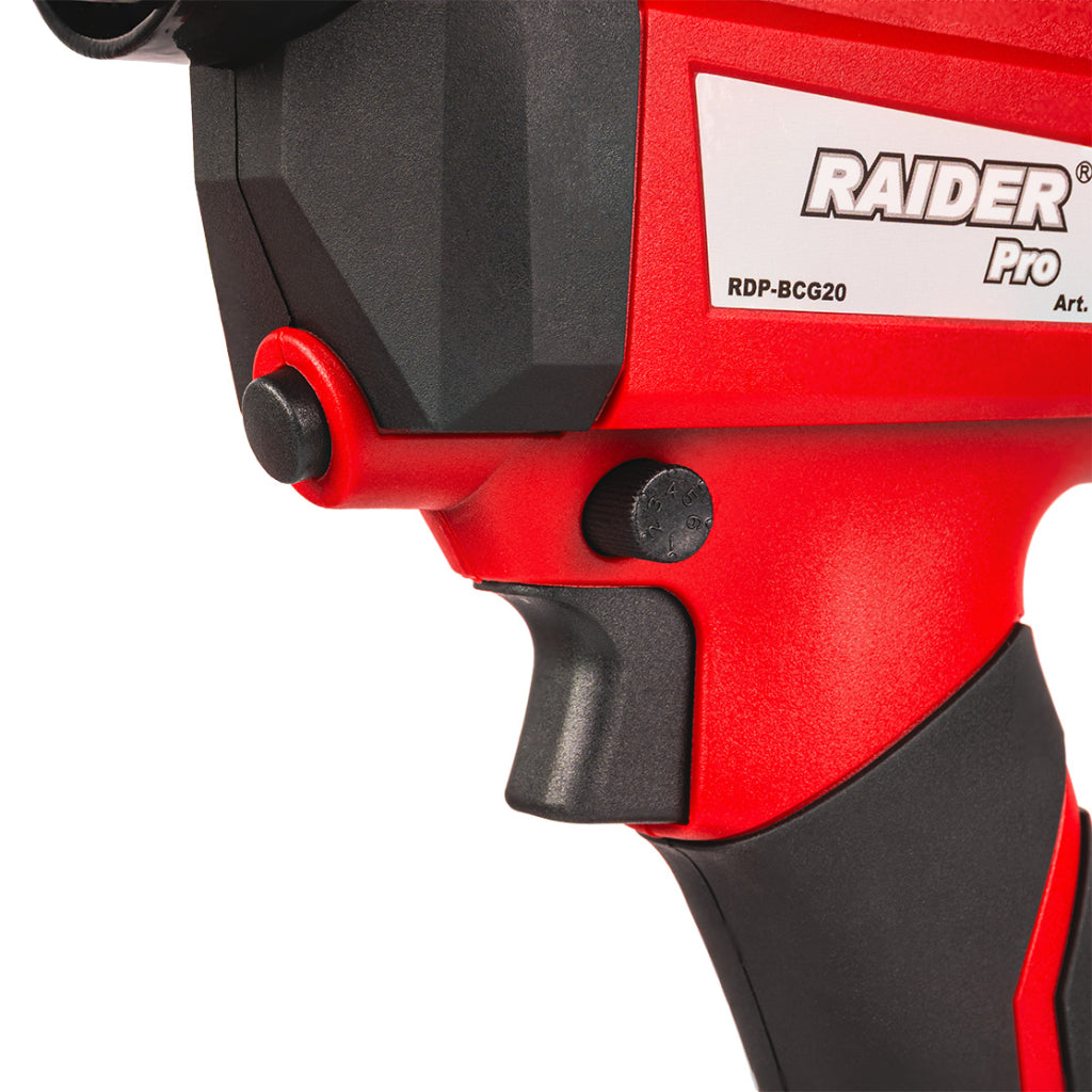 R20 Пистолет за силикон 310ml LED рег. обор. Solo RDP-BCG20 - снимка 3