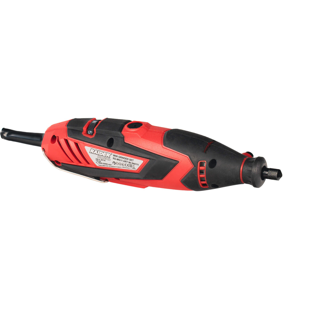 Шлифовалка 135W рег. об. жило 40 аксесоара куфар RAIDER RD-MG11 - снимка 3