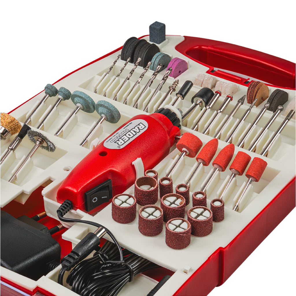 Шлифовалка 230V&12V DC 110 аксесоара RD-MG14 - снимка 3