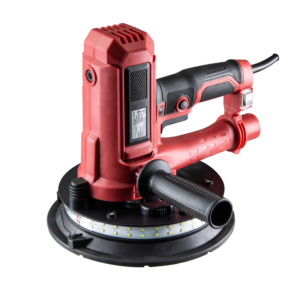 Шлайфмашина за стени и тавани 950W Ø180mm 2LED RAIDER RD-DS09 - снимка 3