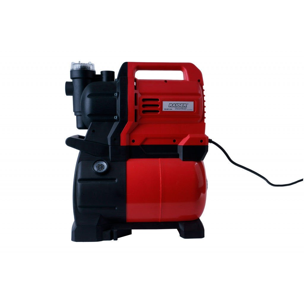 Хидрофор 1300W 1" max 75L/min 3bar 48m RAIDER RD-WP1300 - снимка 3
