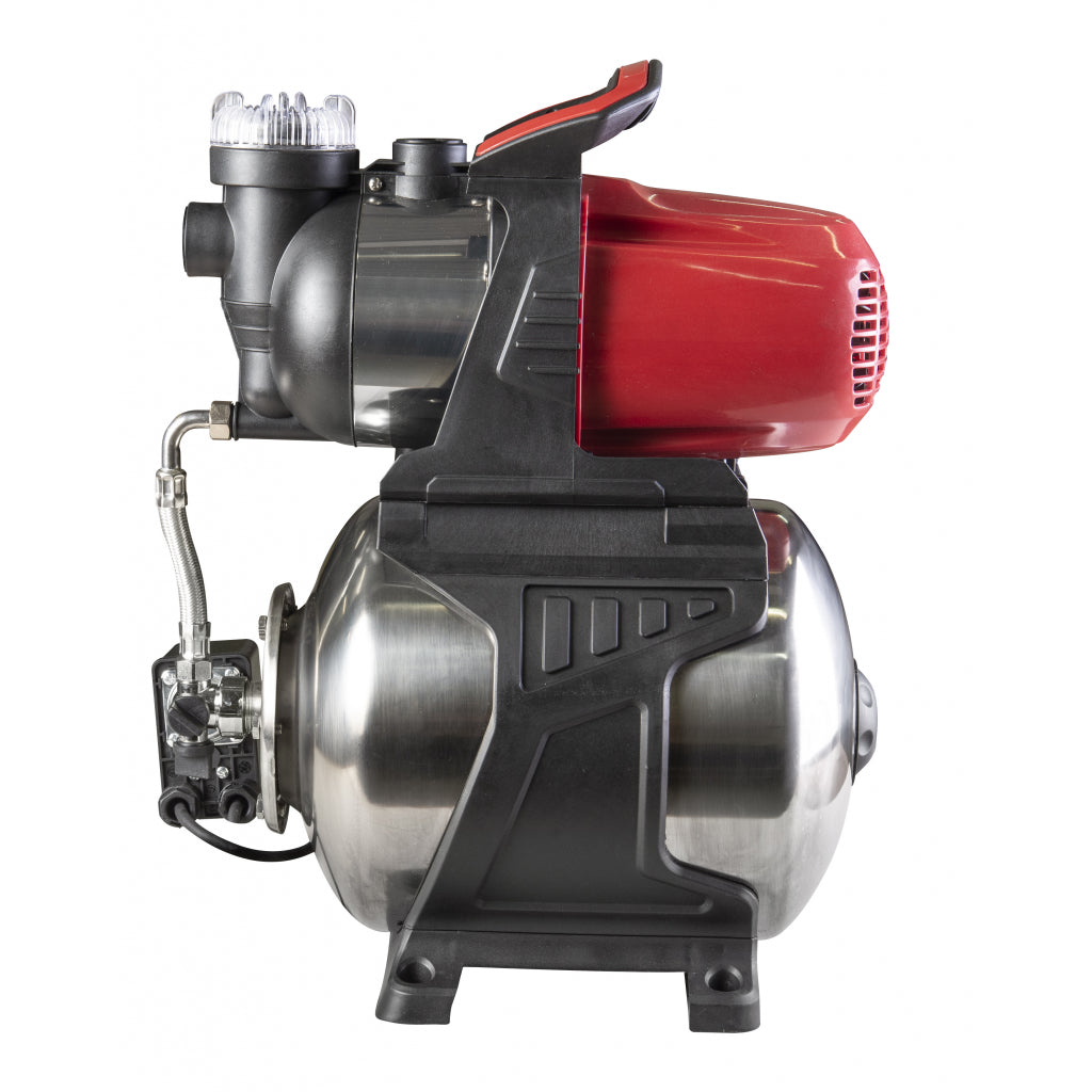 Хидрофор 1200W 1" max 64L/min 3bar 48m Inox+ RAIDER RD-WP1200S - снимка 3