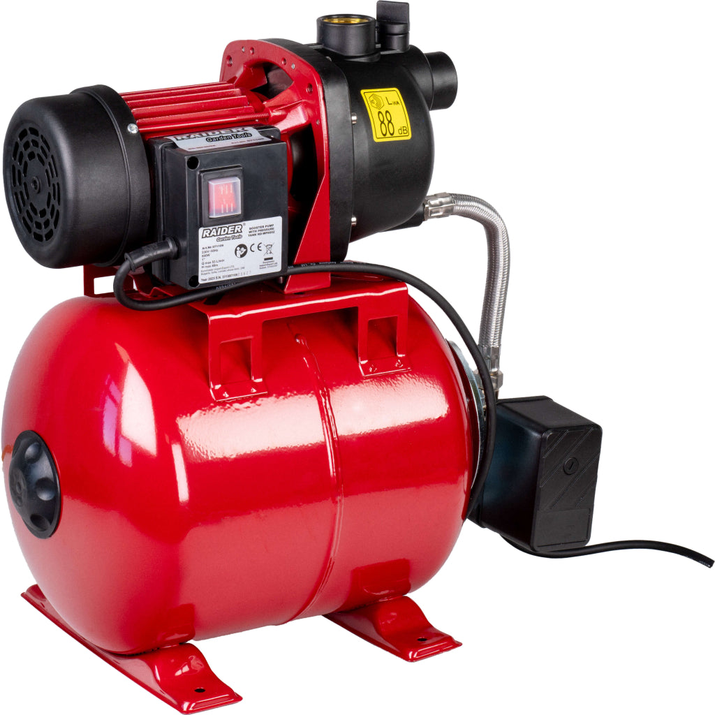 Хидрофор 800W 1" 53L/min 3bar 40m RAIDER RD-WP800Z - снимка 3
