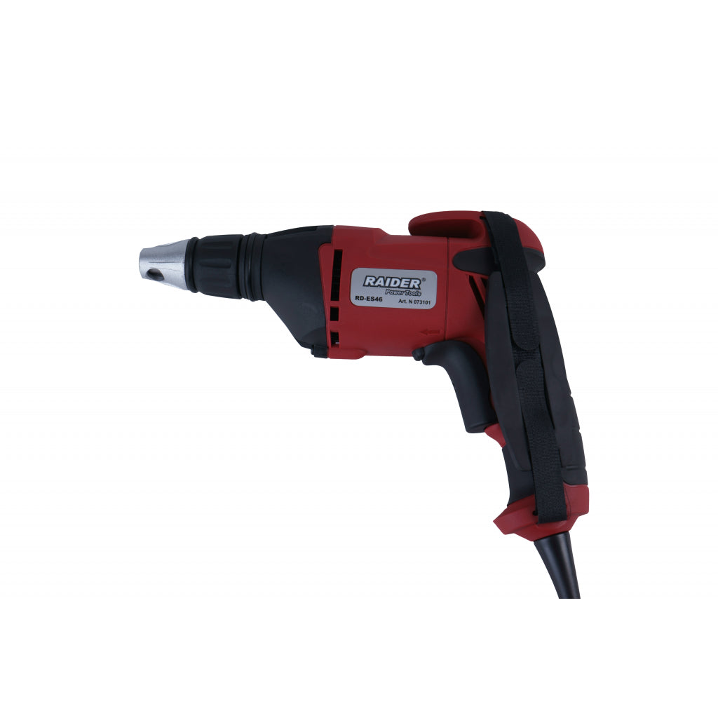 Винтоверт за гипсокартон 520W 1/4" RAIDER RD-ES46 - снимка 3