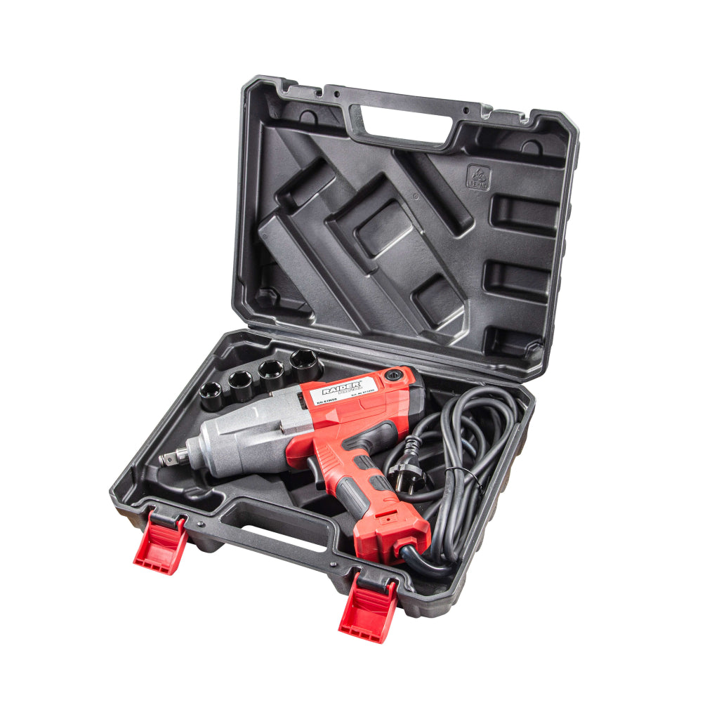 Гайковерт ударен 1/2" 950W 500Nm LED в куфар RAIDER RD-EIW08 - снимка 3