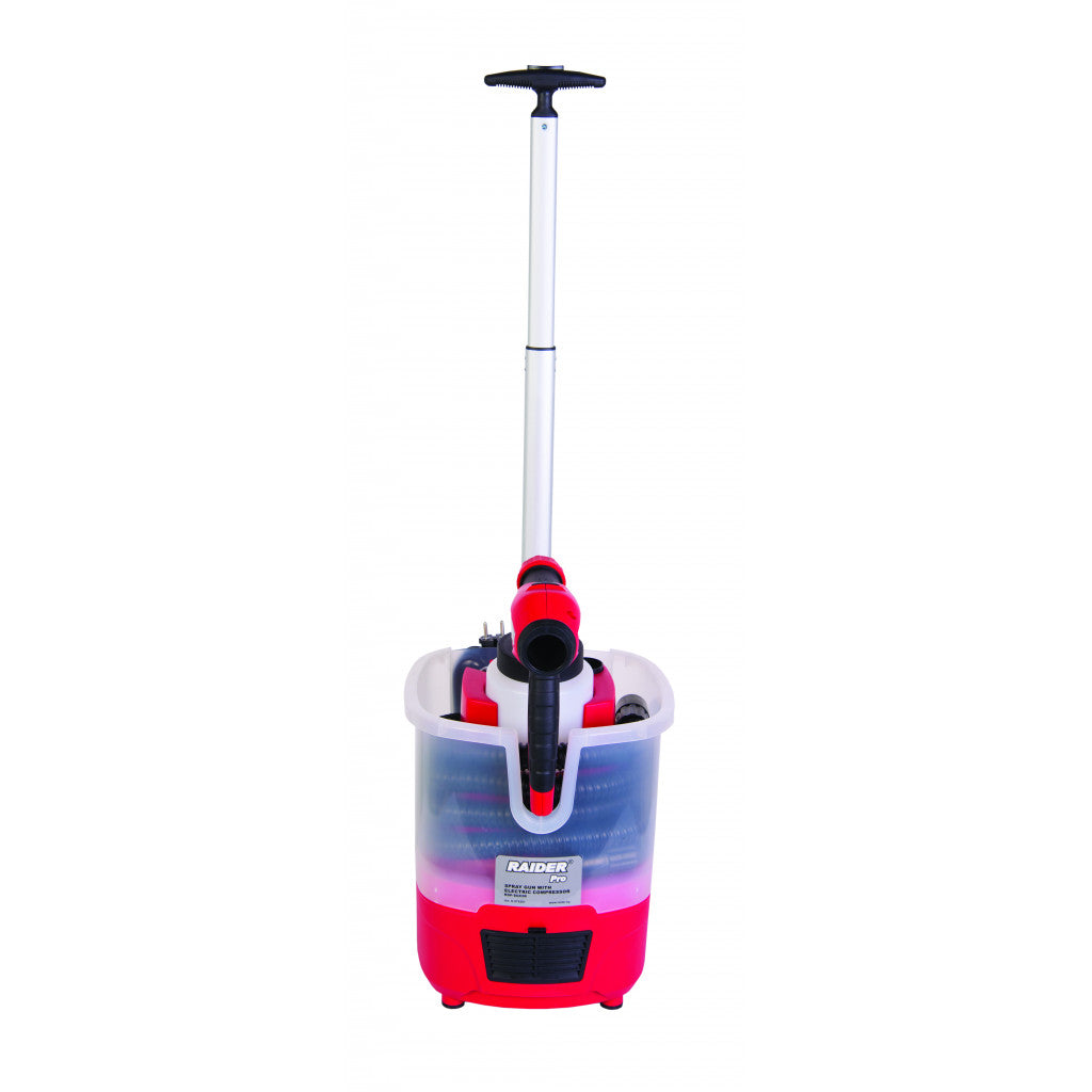 Пистолет за боя 750W ø2.6mm 800ml компр. RAIDER PRO RDP-SGC08 - снимка 3
