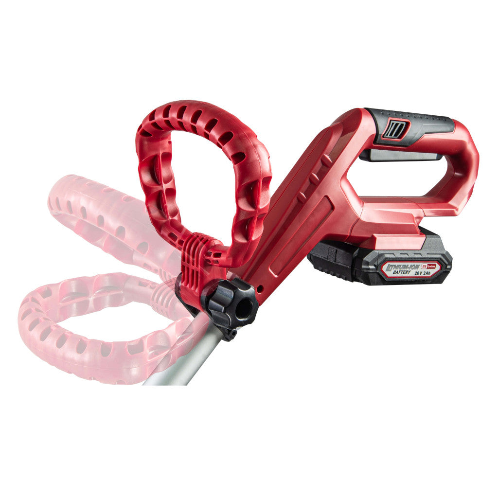 R20 Косачка-тример 260mm Al 90-120cm 2Ah Set RAIDER PRO RDP-SGT20 - снимка 3